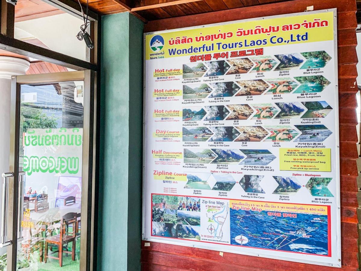 Bountang Mountain View Riverside Hotel Vang Vieng Esterno foto
