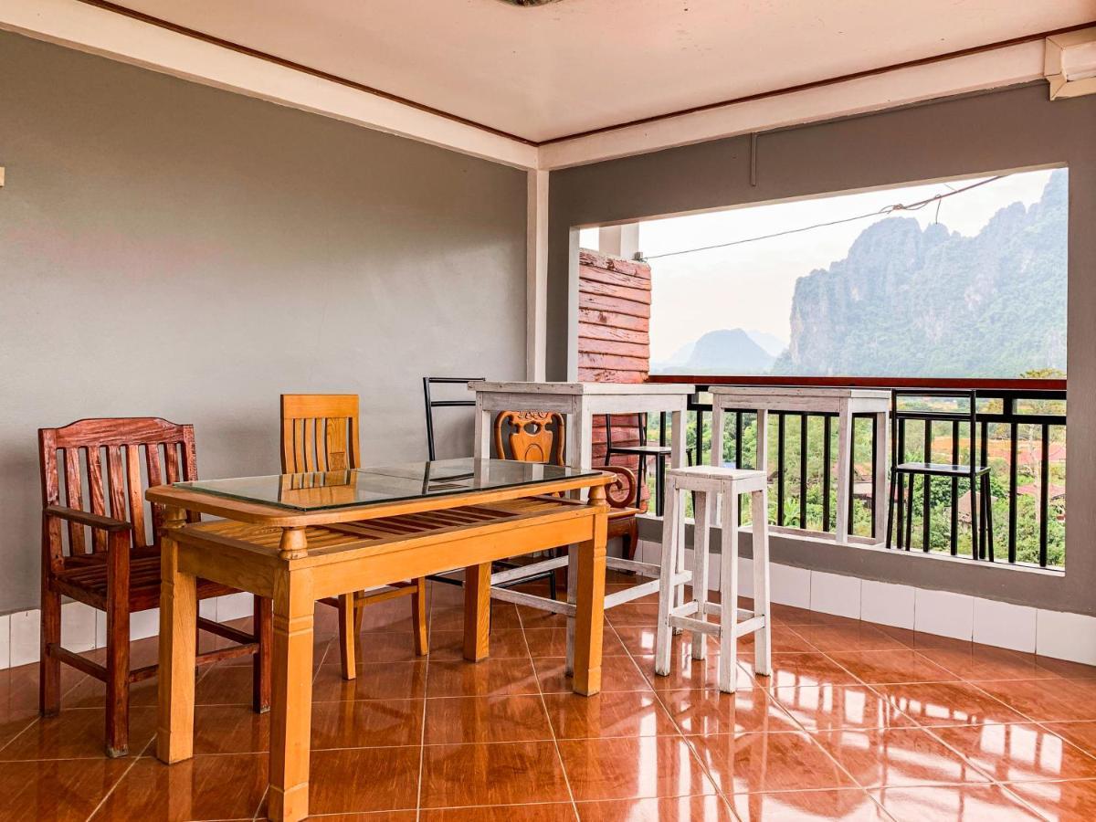 Bountang Mountain View Riverside Hotel Vang Vieng Esterno foto