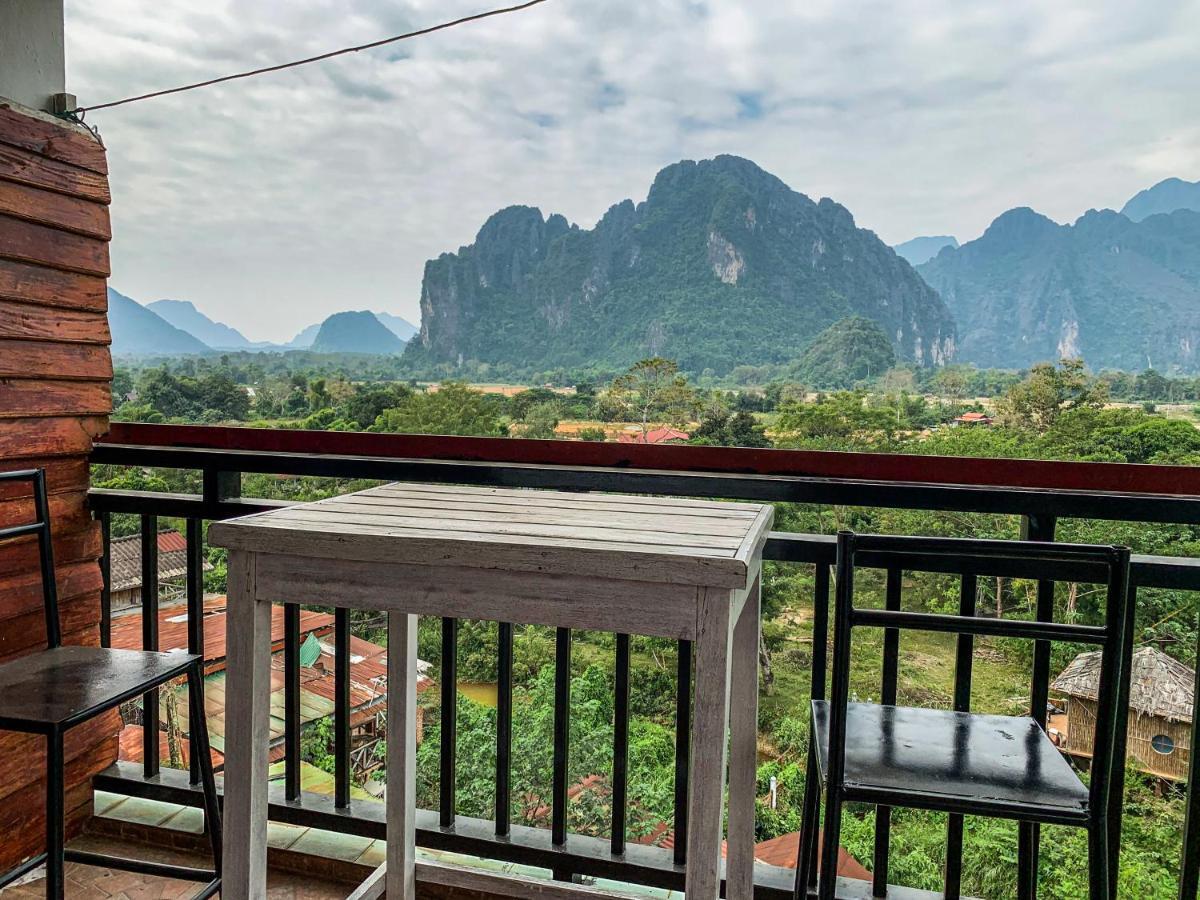Bountang Mountain View Riverside Hotel Vang Vieng Esterno foto