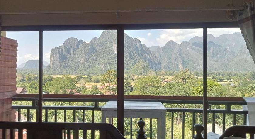 Bountang Mountain View Riverside Hotel Vang Vieng Esterno foto