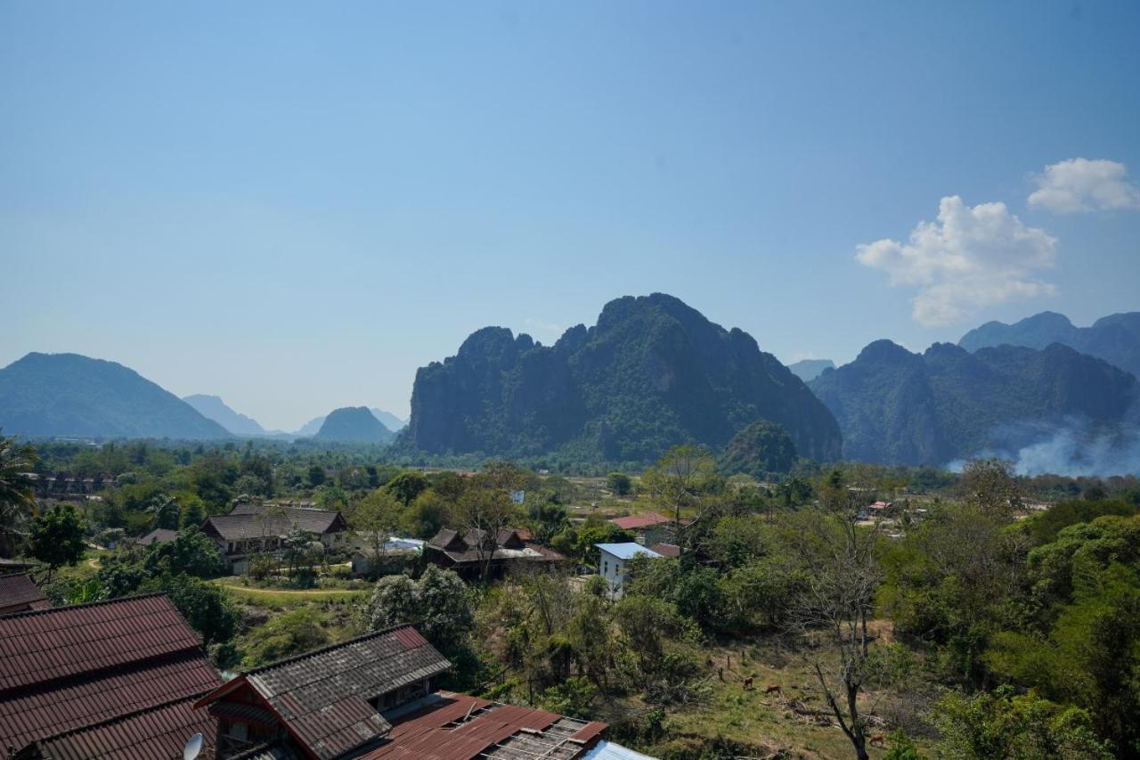 Bountang Mountain View Riverside Hotel Vang Vieng Esterno foto