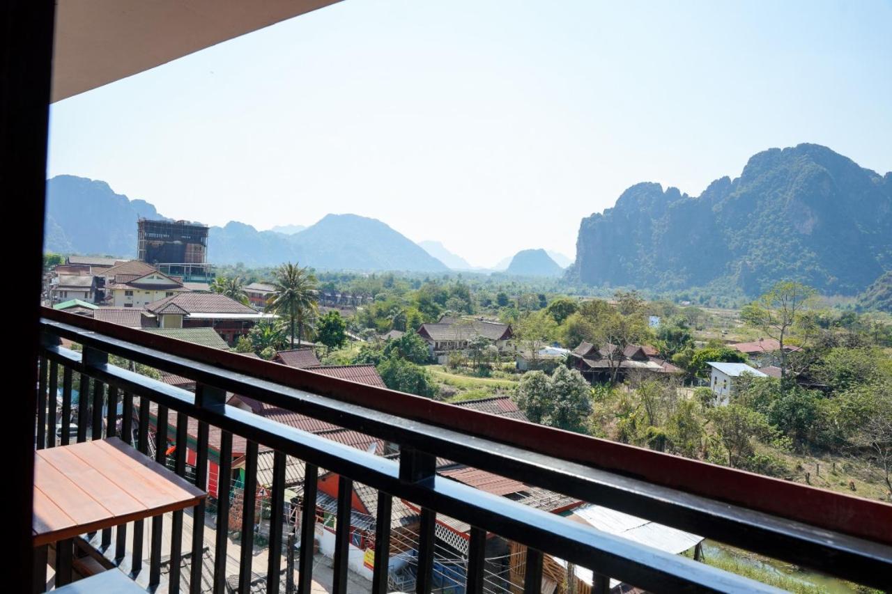 Bountang Mountain View Riverside Hotel Vang Vieng Esterno foto